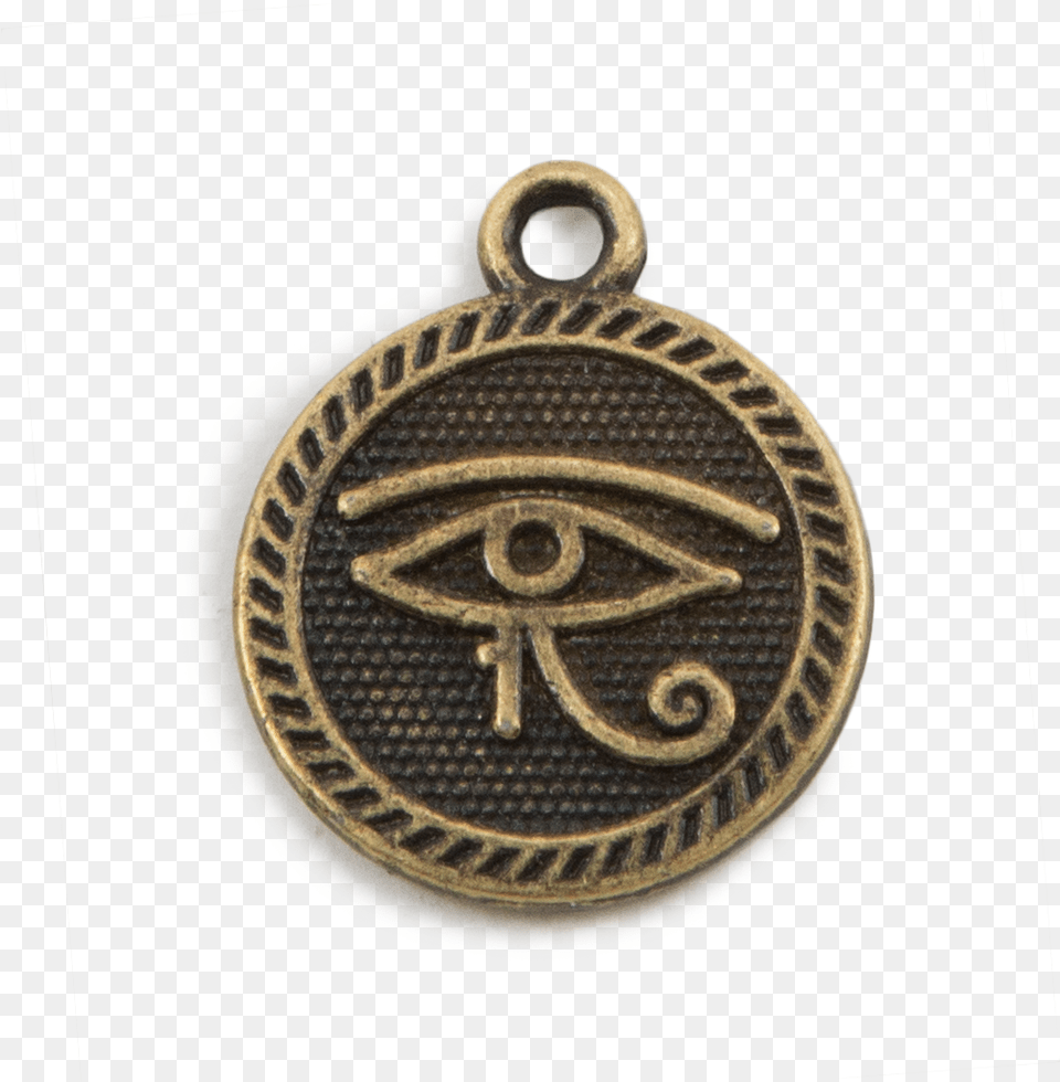 Brass Eye Of Horus Charm Another Rum Ashore, Accessories, Pendant, Jewelry, Locket Free Png