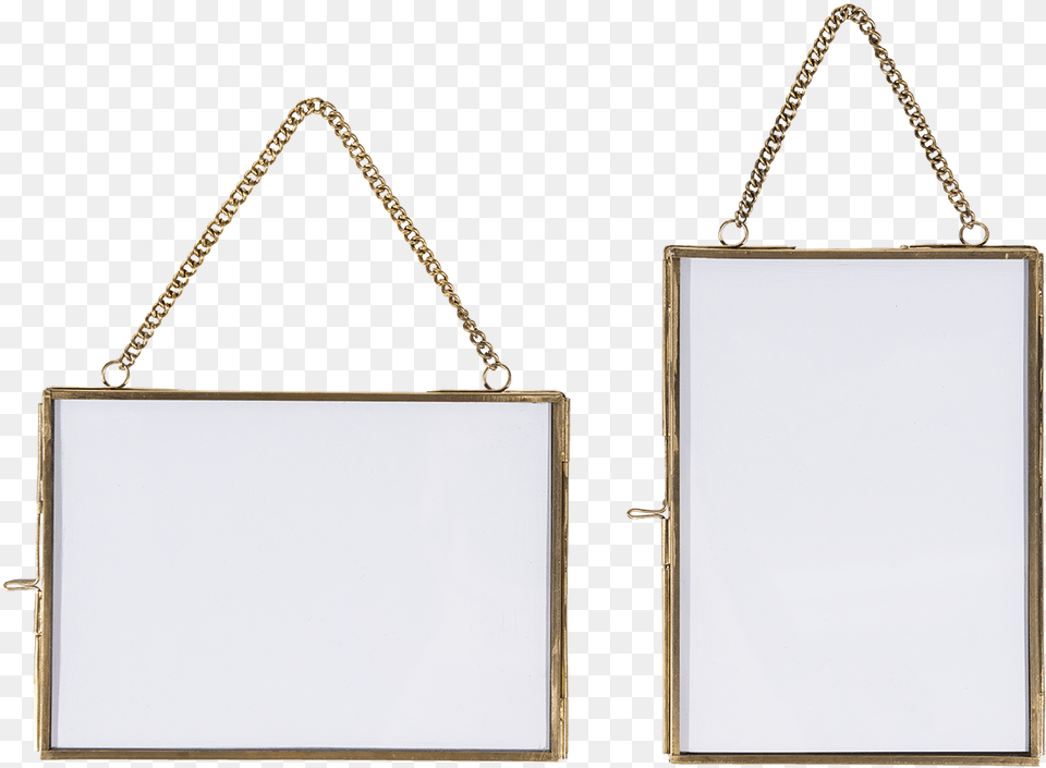 Brass Frames With Chain Line Art, White Board, Bag, Accessories, Handbag Free Png