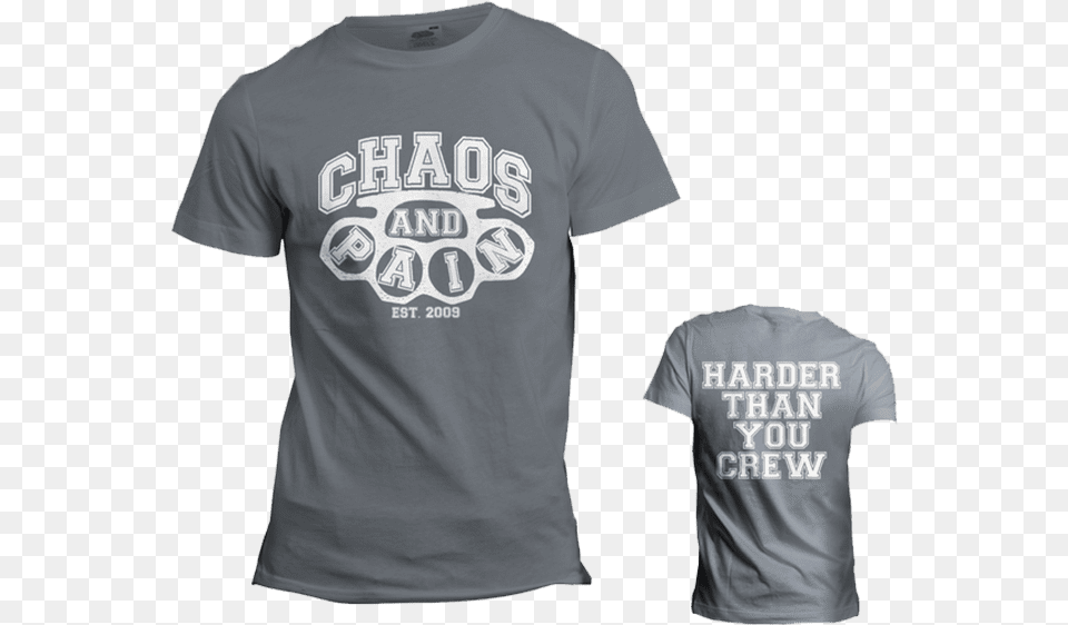 Brass Knuckle Harder Than You Crew Vintage Shirt Active Shirt, Clothing, T-shirt Free Png Download