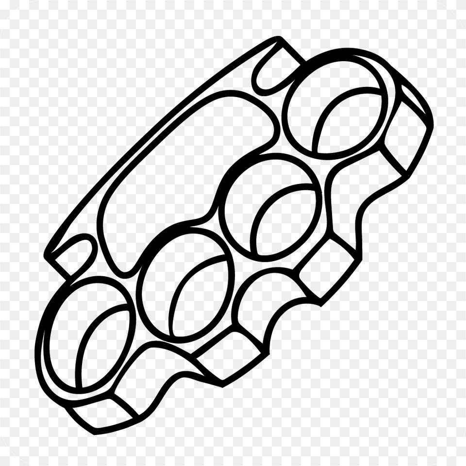 Brass Knuckles Decal Brass Knuckles How To Draw, Ammunition, Grenade, Weapon, Musical Instrument Free Png
