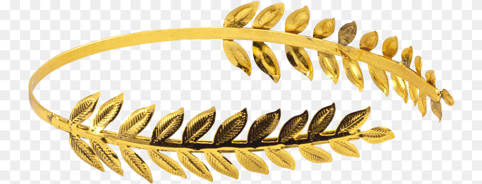 Brass Leaf Roman Hair Band Roman Crown Transparent, Accessories, Jewelry, Gold, Bracelet Png Image
