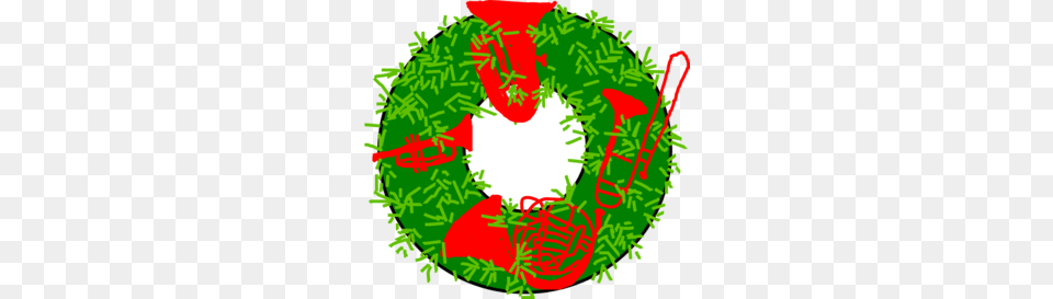 Brass Quartet Wreath Clip Art Free Png