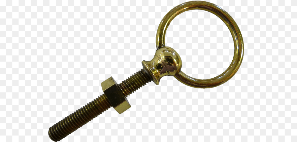 Brass Ring Bolts 55mm Brass Ring, Smoke Pipe, Machine, Screw Free Transparent Png