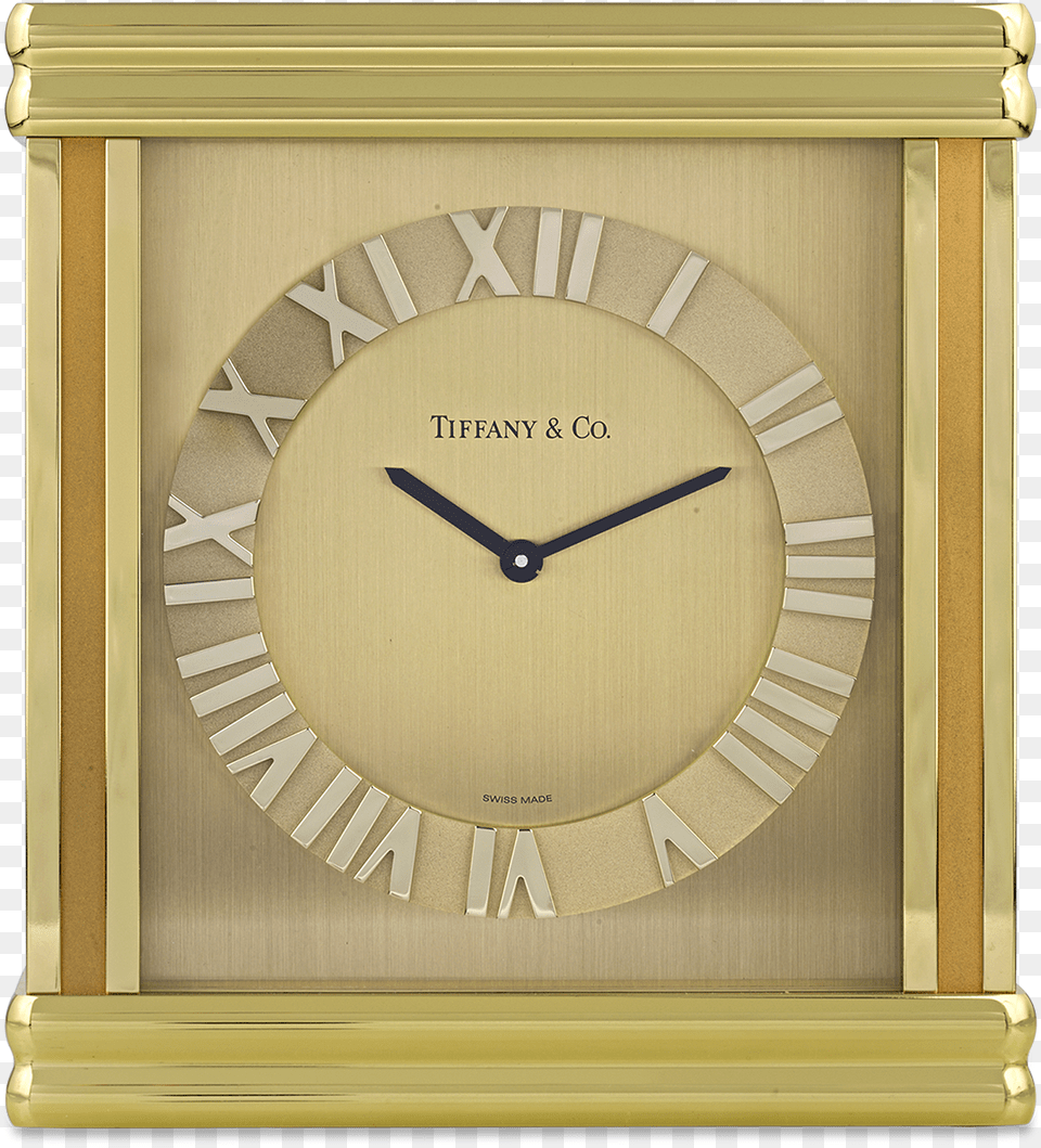 Brass Tiffany Amp Co Quartz Clock, Analog Clock, Wall Clock Free Png Download