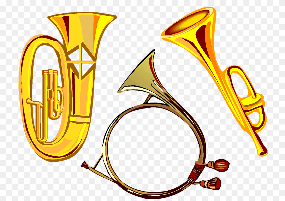 Brass Wind Musical Instrument French Horn Symphony Orchestra, Brass Section, Musical Instrument, Flugelhorn Png
