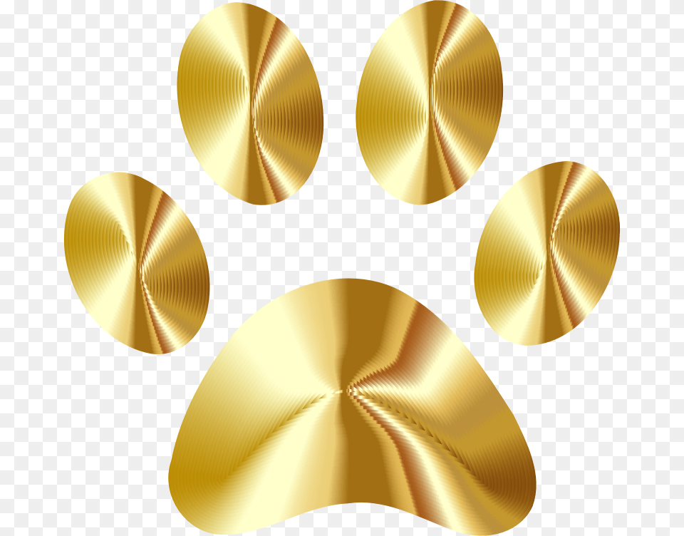 Brassmetalgold Gold Dog Paw Print, Treasure, Musical Instrument Free Png