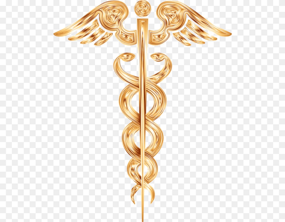 Brasssymbolstaff Of Hermes Pharmacist Symbol In India, Accessories, Bronze, Cross, Jewelry Free Png Download