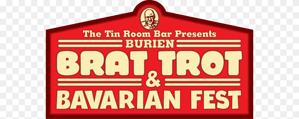 Brat Trot Logo 2014 Burien Brat Trot, Person, Face, Head, Text Free Png