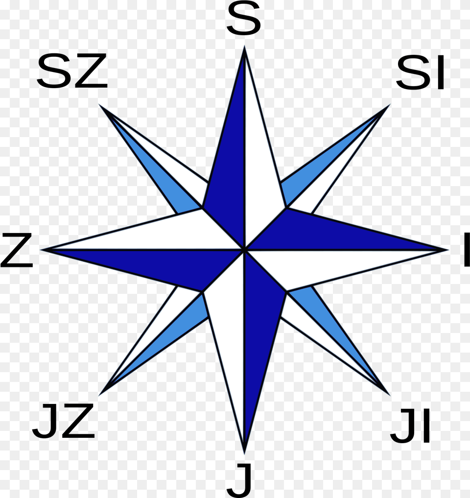 Bratva Russian Mob Clipart Download Compass Ro, Star Symbol, Symbol Free Transparent Png