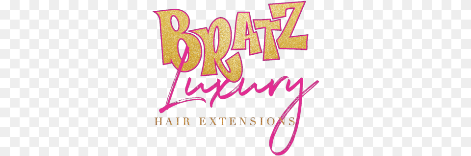 Bratz Lux Hair Glue Bratz Logo Aesthetic, Book, Publication, Purple, Text Free Png Download