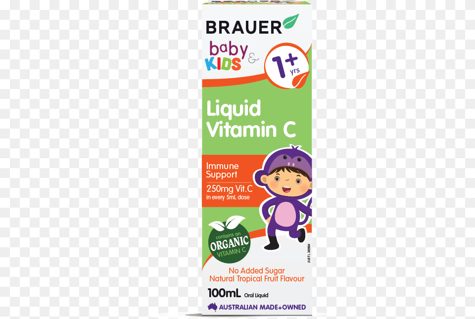 Brauer Baby Amp Kids Liquid Vitamin C Brauer Baby Amp Kids Liquid Vitamin C, Advertisement, Poster, Food, Seasoning Free Transparent Png