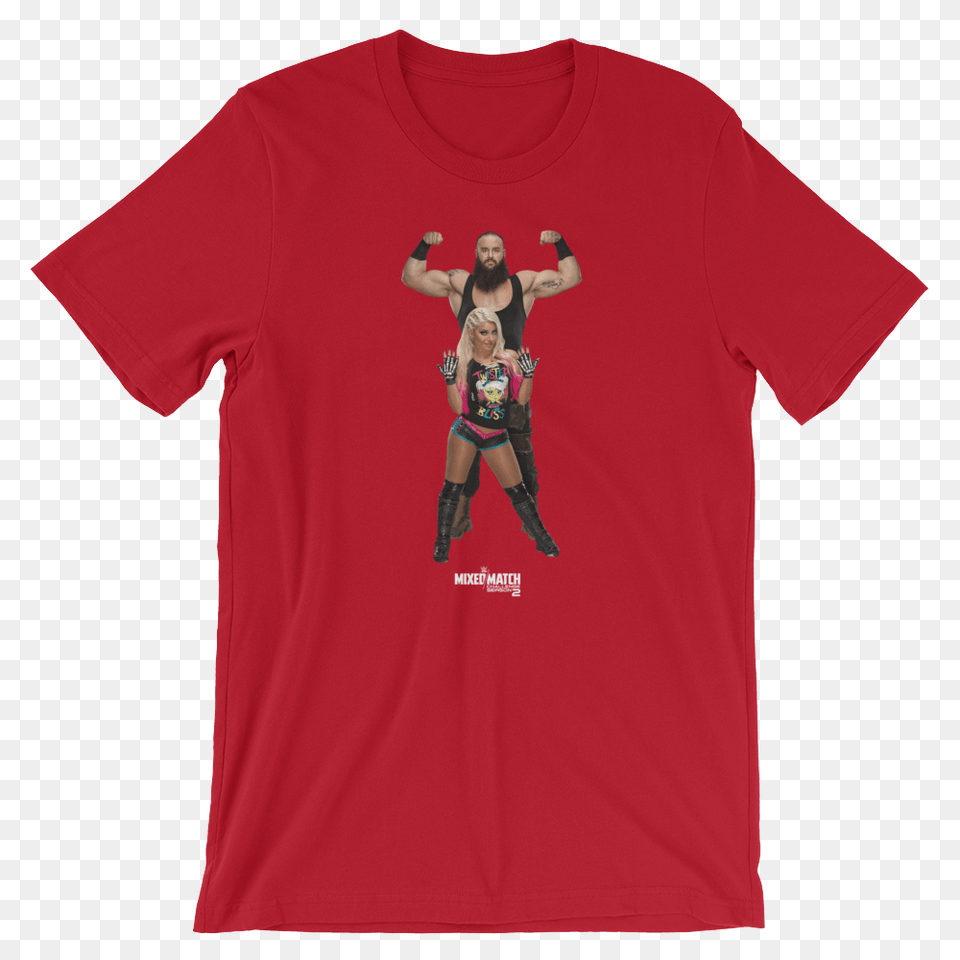 Braun Strowman Alexa Bliss Mmc Photo Unisex T Shirt, Clothing, T-shirt, Adult, Female Free Png Download