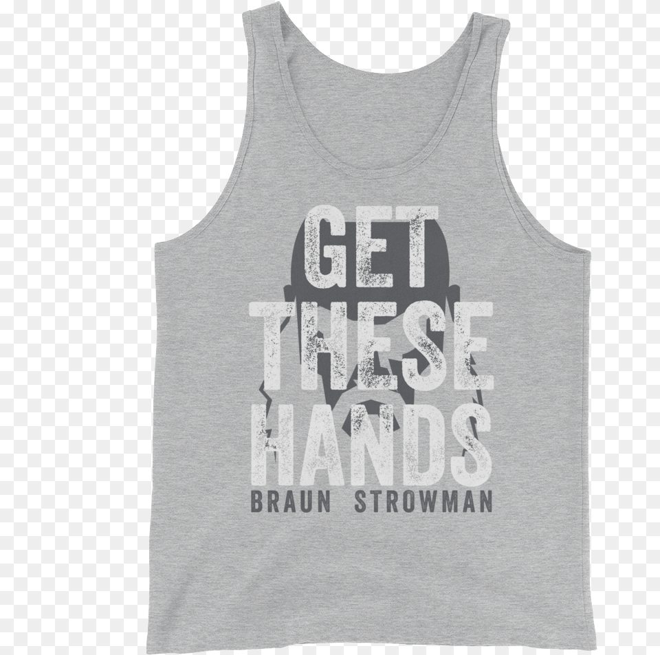 Braun Strowman Get These Hands Active Tank, Clothing, T-shirt, Tank Top, Person Free Png Download