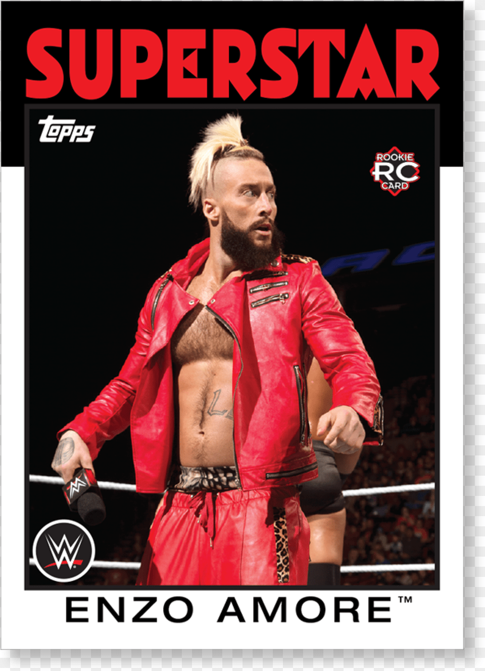 Braun Strowman Signed Card 2016 Topps Heritage Wwe, Adult, Person, Man, Male Free Png Download