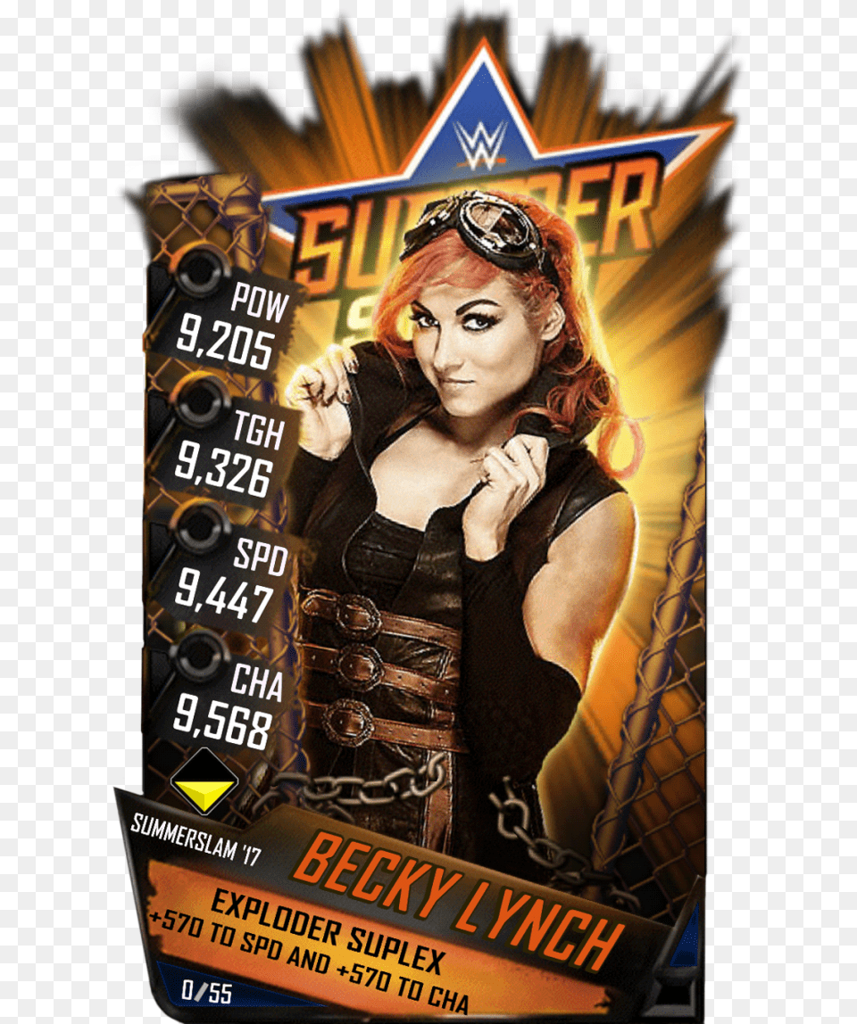 Braun Strowman Wwe Supercard, Adult, Advertisement, Female, Person Free Transparent Png