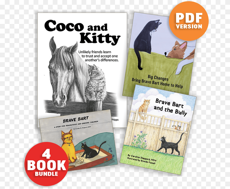 Brave Bart Ollie And Coco Kitty Bundle Pdf Animal Figure, Advertisement, Poster, Publication, Book Free Transparent Png