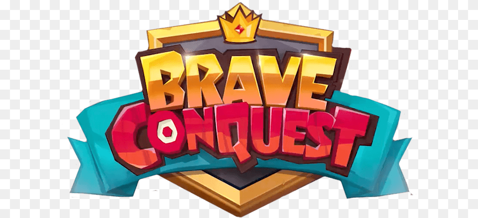 Brave Conquest Logo Brave Conquest Logo, Dynamite, Weapon Png