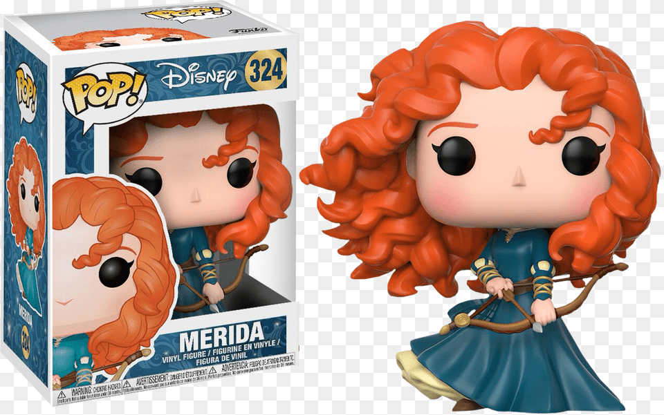 Brave Disney Merida Pop Vinyl Figure, Baby, Person, Face, Head Free Png Download