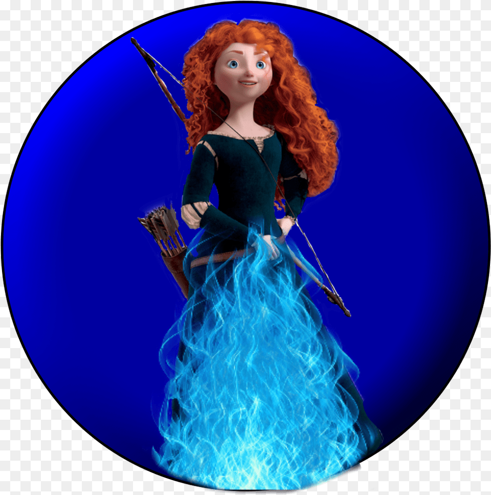 Brave Fire Merida Barbie, Doll, Toy, Adult, Female Free Png