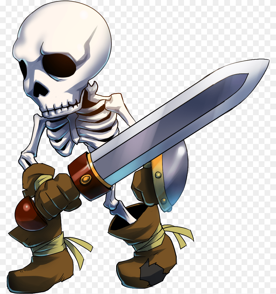 Brave Frontier Europe Brave Frontier Skeleton, Sword, Weapon, Baby, Person Free Png