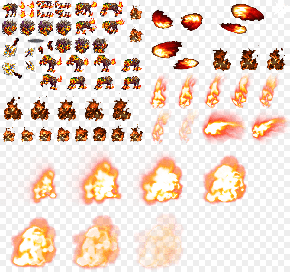 Brave Frontier Fire Sprite Sheets, Nuclear, Outdoors, Person, Flame Png