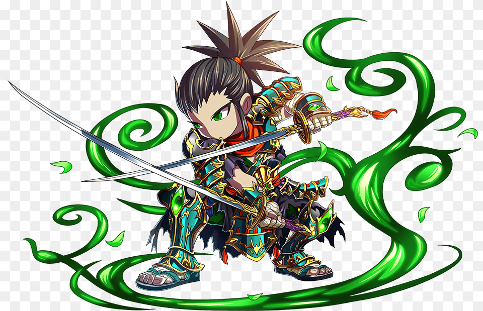 Brave Frontier Swift Katana Toutetsu Illustration, Book, Comics, Person, Publication Png Image