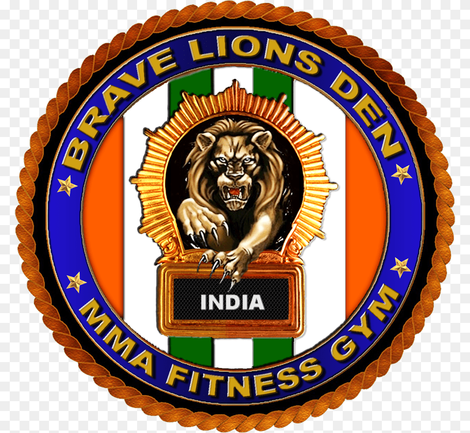 Brave Lion S Den Mma Fitness Gym Brave Lion39s Den Mma Fitness Gym, Animal, Badge, Logo, Mammal Png Image
