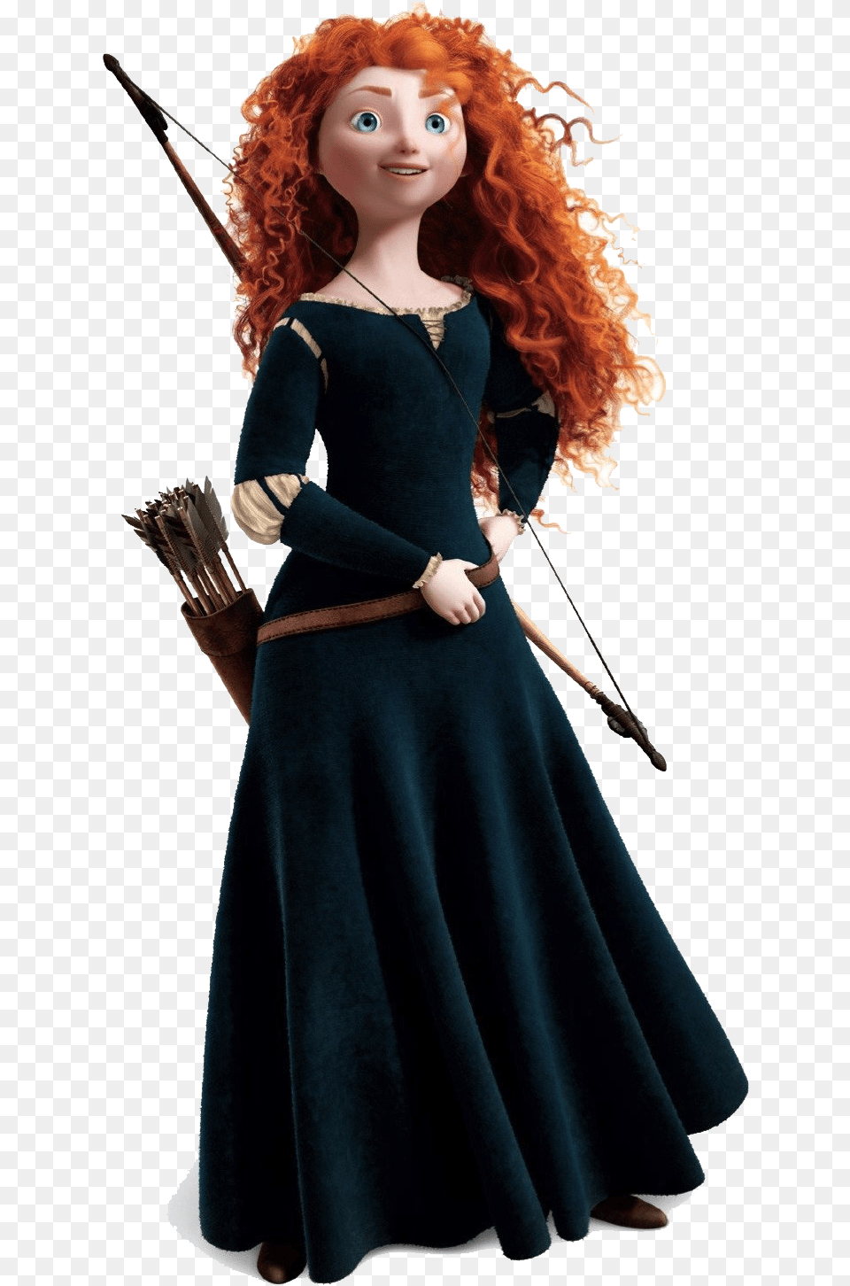 Brave Pic Merida Disney, Adult, Doll, Female, Person Free Png