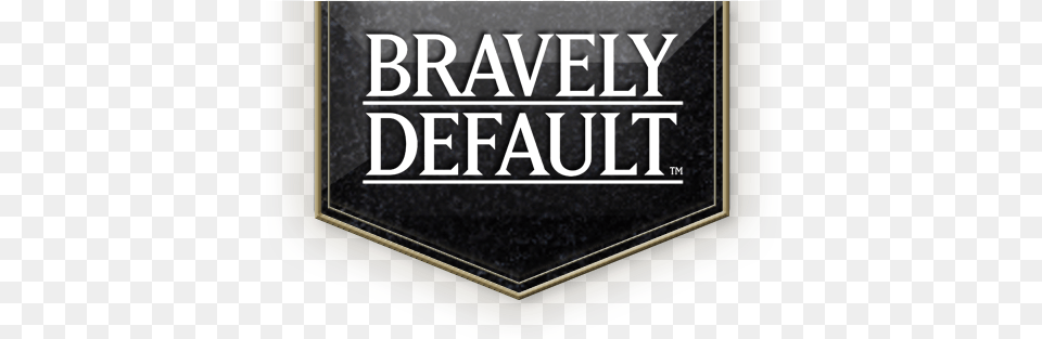 Bravely Default Logo Bravely Default Nintendo, Symbol, Book, Publication, Blackboard Png Image