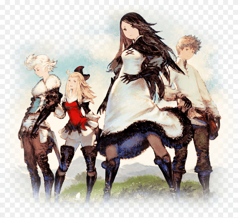 Bravely Default Was A Game I Was Hyping For Myself Bravely Default, Art, Painting, Adult, Publication Free Transparent Png
