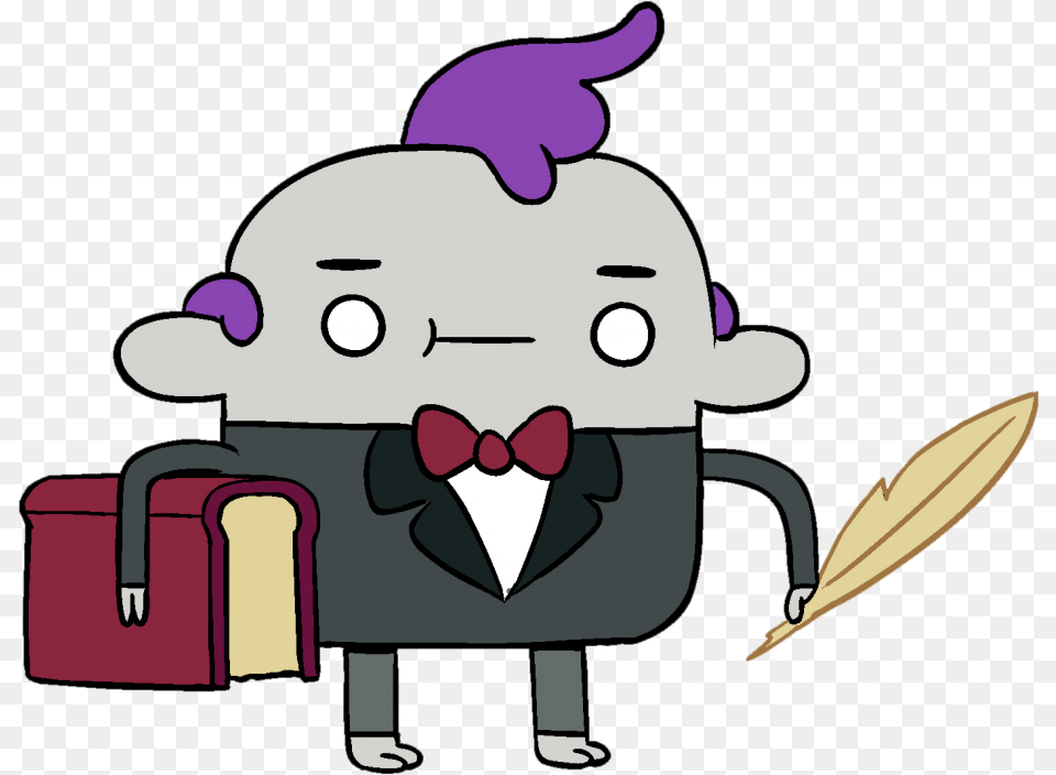 Bravest Warriors The Concierge Peppermint Butler Bravest Warriors, Bag, Baby, Person, Cartoon Png Image