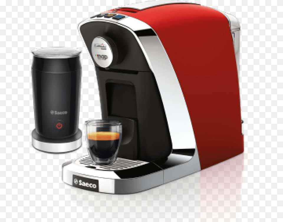 Bravista Espresso Saeco Capsule Coffee Machine, Cup, Beverage, Coffee Cup, Device Free Png Download