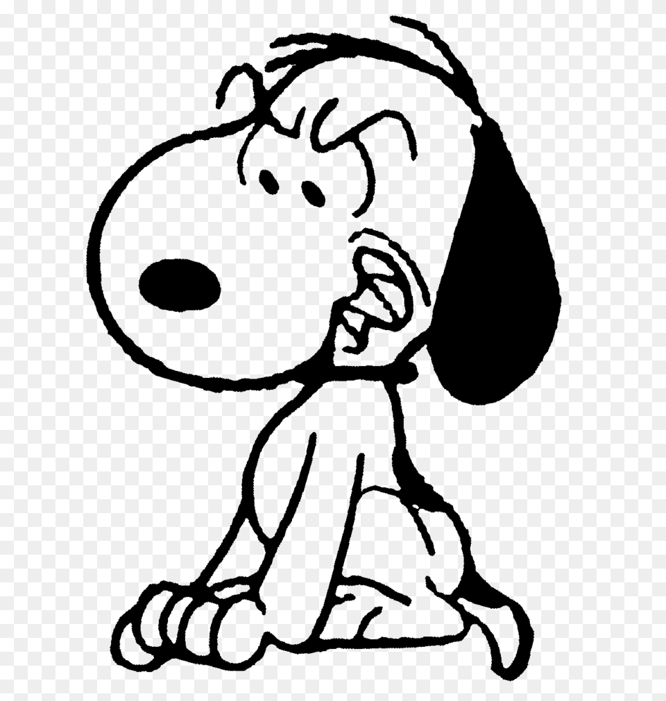 Bravo Clip Art Snoopy, Gray Free Png