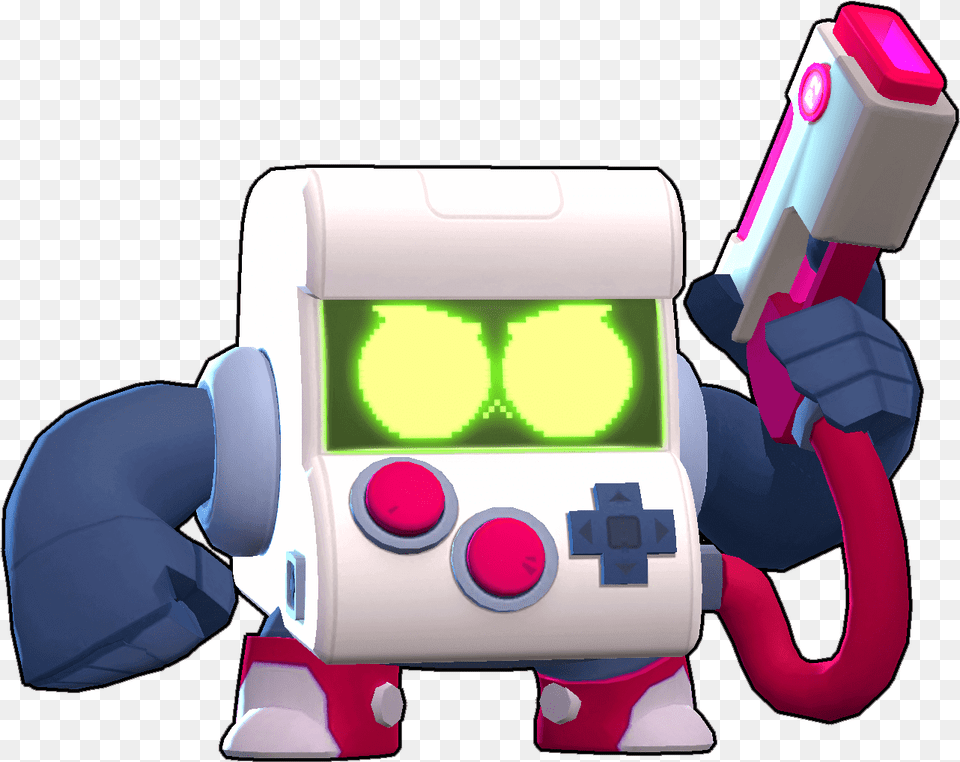 Brawl Stars 8 Bit Skin, Robot Png