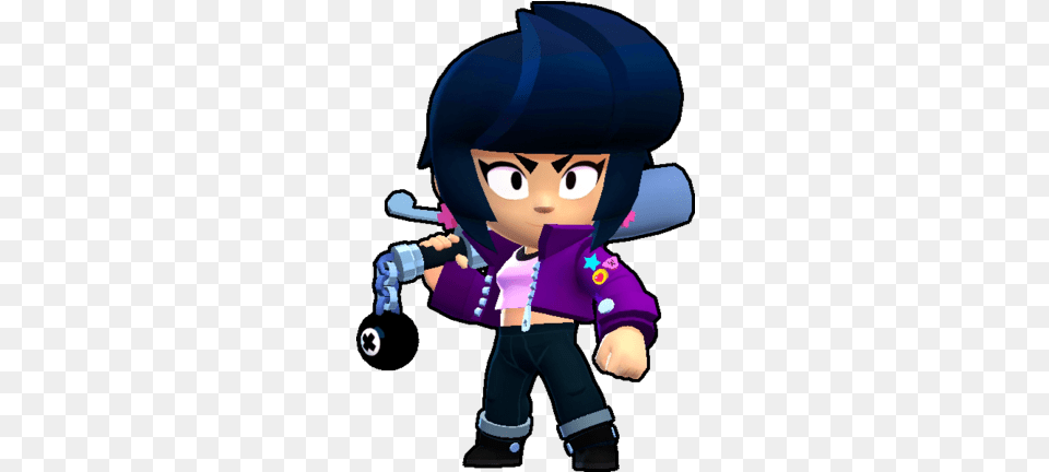 Brawl Stars Brawlers Icon Background Brawl Stars Brawl Stars Bibi, Baby, Person, Book, Comics Free Png Download