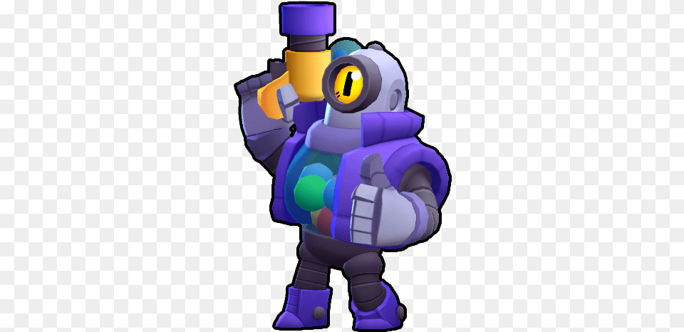 Brawl Stars Crow 5 Image Brawl Stars Brawlers Rico, Robot, Baby, Person Free Png