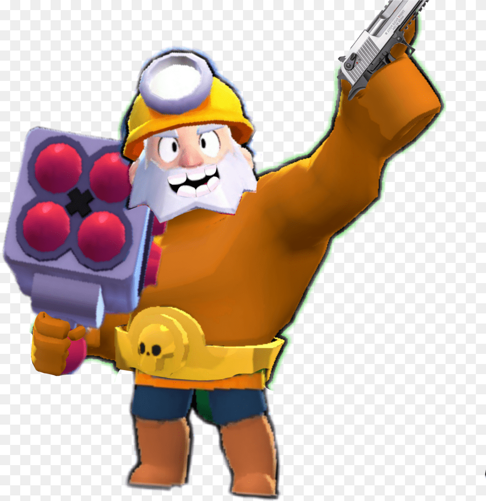 Brawl Stars El Primo, Gun, Weapon, Baby, Person Png