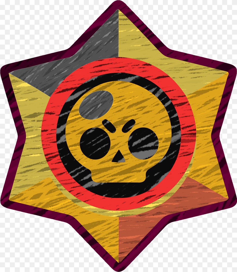 Brawl Stars Logo I Made Almost 2 Years Happy, Badge, Symbol, Disk Png Image