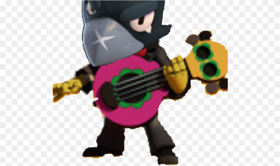 Brawl Stars Poco Crow Corvo Fusao Crow Corvo Brawl Stars, Musical Instrument, Baby, Person Free Png Download