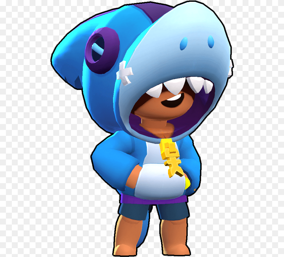 Brawl Stars Shark Leon, Baby, Person, Face, Head Free Png