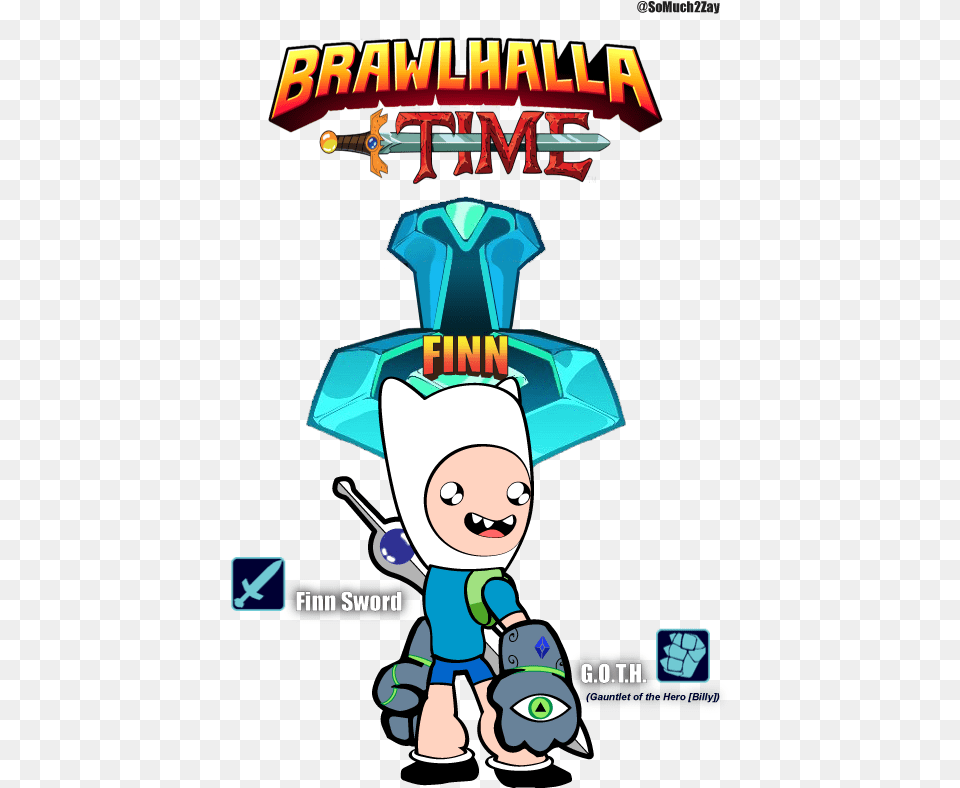 Brawlhalla Characters Adventure Time Pirates Of The Enchiridion Finn Notebook, Book, Comics, Publication, Face Png