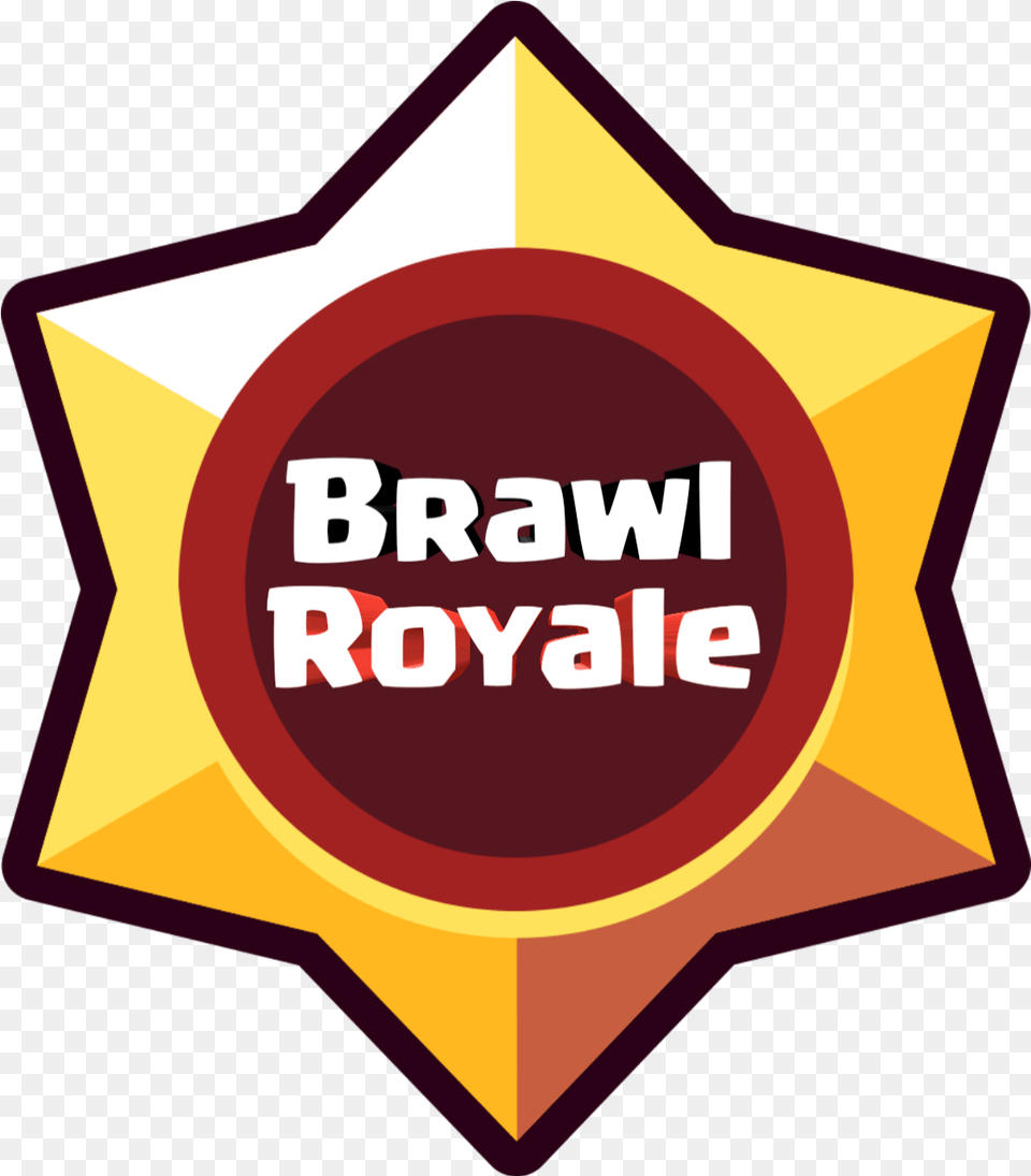 Brawlstars Brawl Stars Stern Transparent, Badge, Logo, Symbol, Road Sign Png