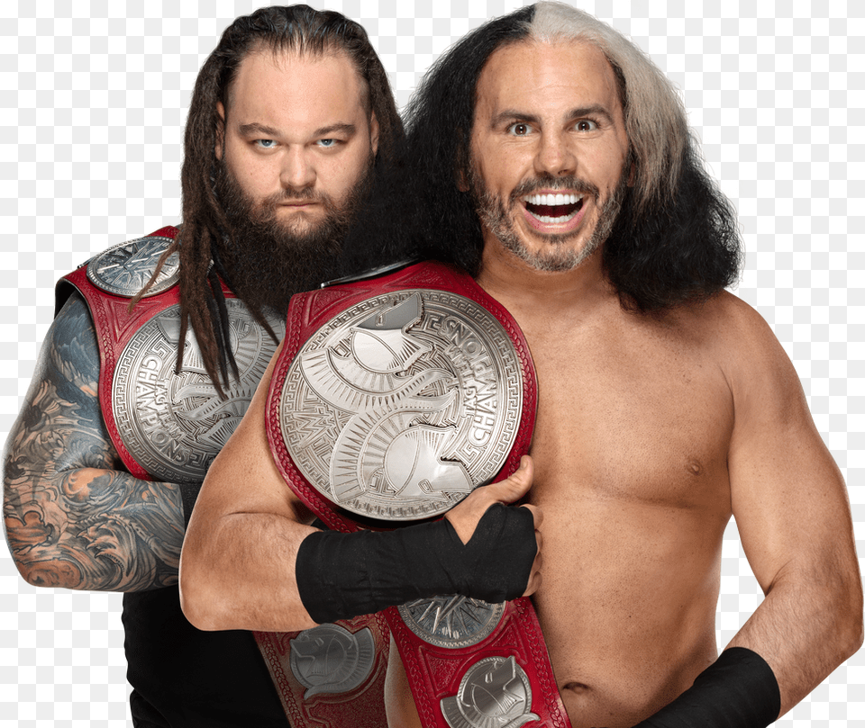 Bray Wyatt And Matt Hardy Raw Tag Team Champions By, Tattoo, Skin, Person, Adult Png