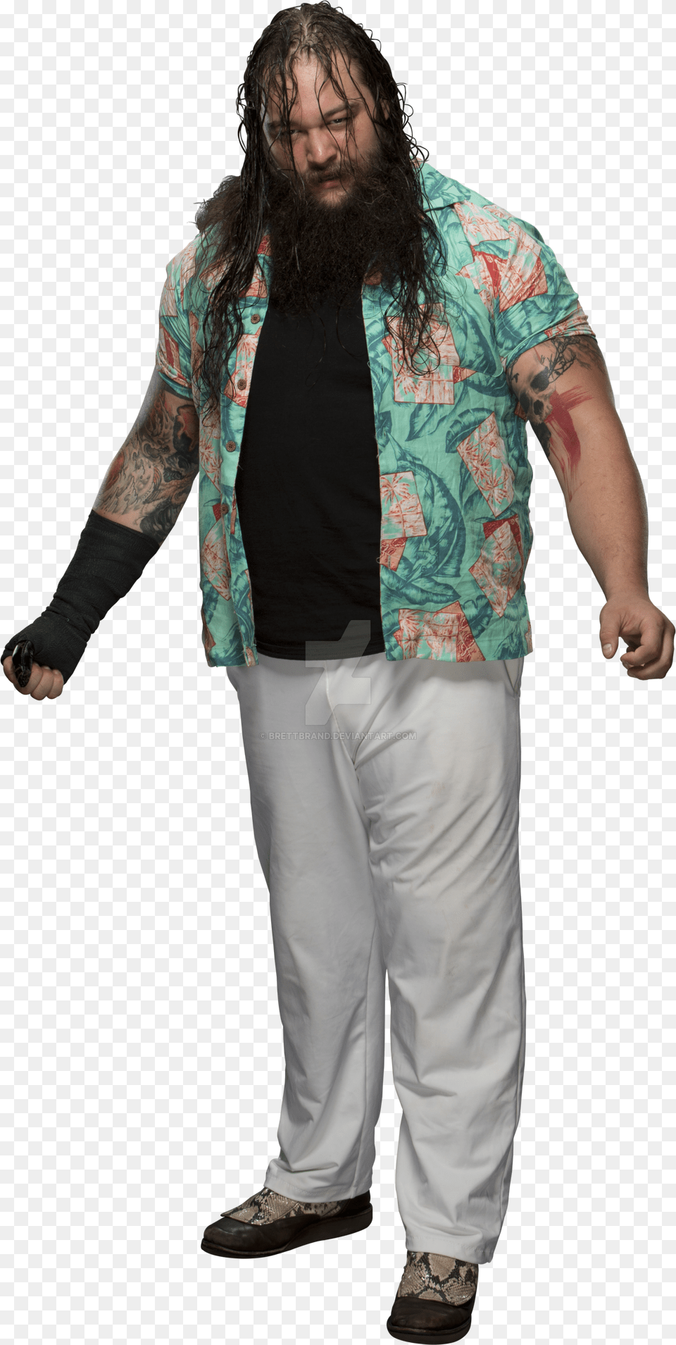 Bray Wyatt Background Image, Tattoo, Skin, Person, Man Png