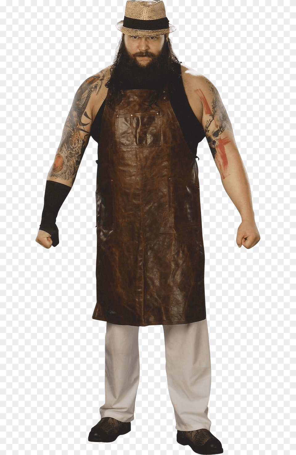 Bray Wyatt Cardboard Cutout, Vest, Clothing, Coat, Tattoo Png