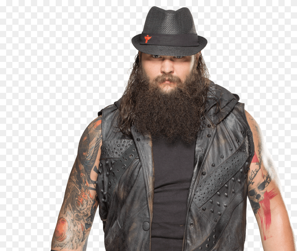 Bray Wyatt Tag Team Champion, Vest, Beard, Clothing, Tattoo Free Transparent Png