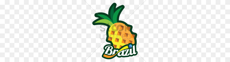 Brazil Clipart, Food, Fruit, Pineapple, Plant Free Png