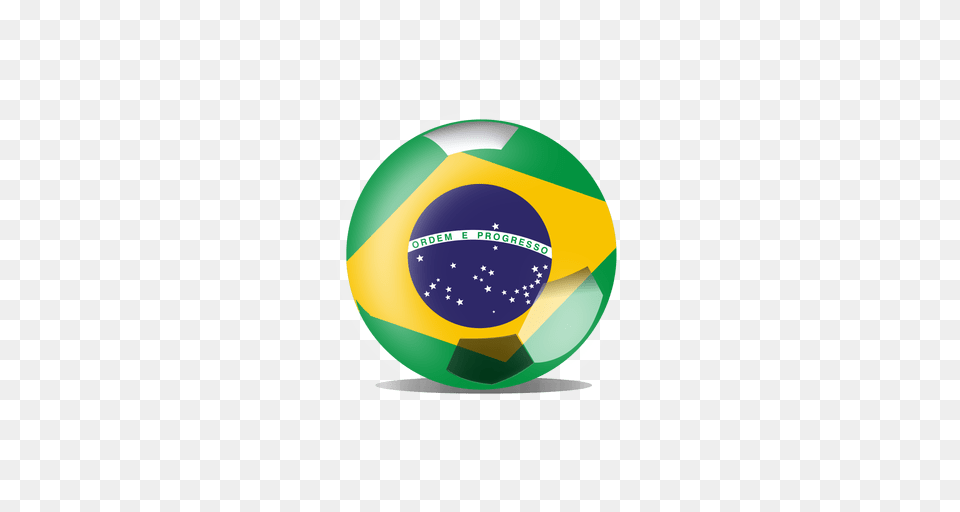 Brazil Flag Ball, Football, Soccer, Soccer Ball, Sphere Png