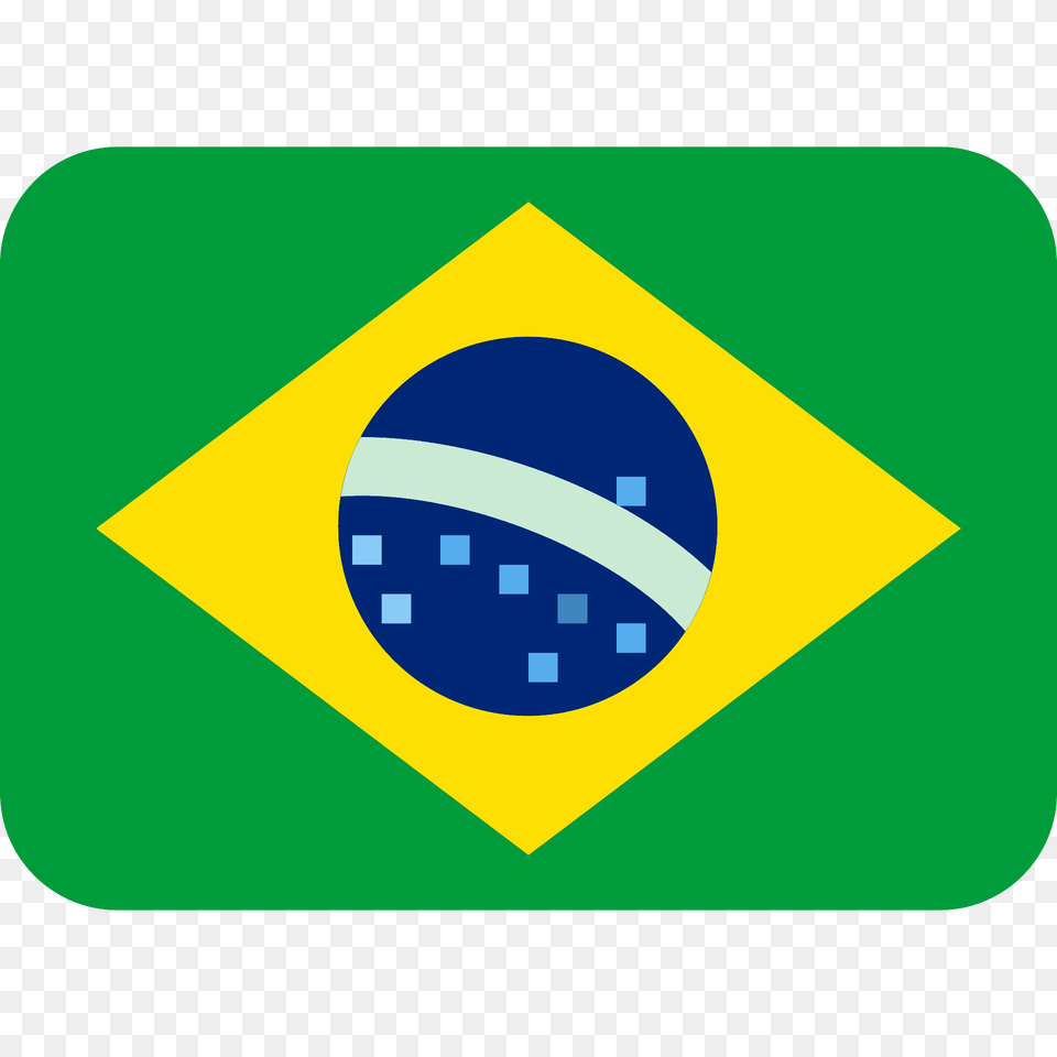 Brazil Flag Emoji Clipart, Logo Free Png