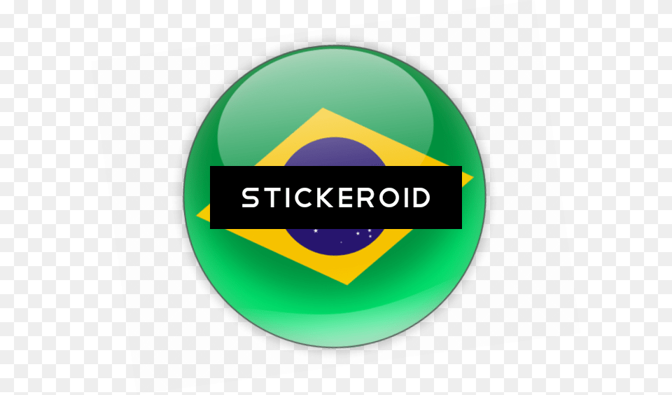 Brazil Flag Flags Circle, Logo, Sphere, Badge, Symbol Free Png Download